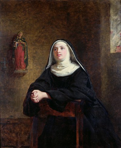 The Novice, 1862 by William Powell Frith